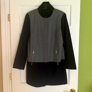 Nautica 3/4 Winter Jacket Size L in Grey and Black